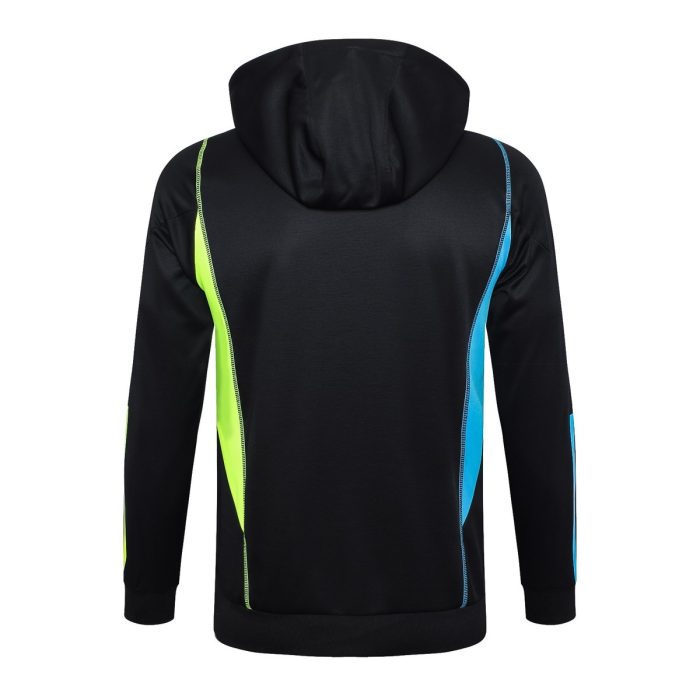 Arsenal 23-24 Half-Zip Hoodie Black - 图片 8