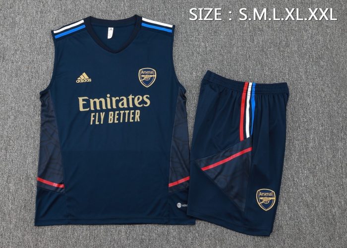 Arsenal 23/24 Blue Vest - 图片 2