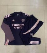 Arsenal 24-25 Half-Zip Jacket Dark Gray - 图片 9
