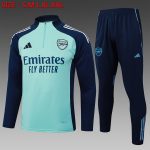 Arsenal Light Green Half-Zip Jacket