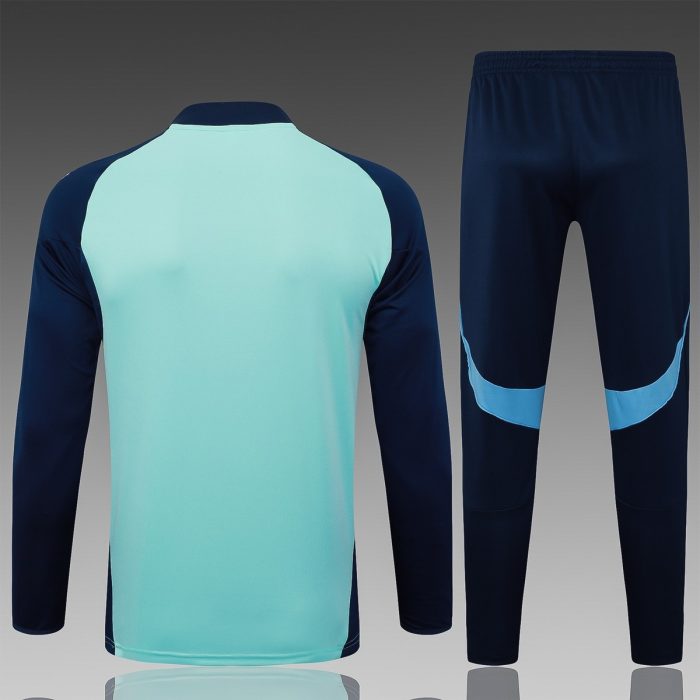 Arsenal Light Green Half-Zip Jacket - 图片 2