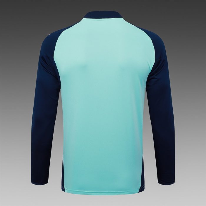 Arsenal Light Green Half-Zip Jacket - 图片 3