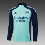 Arsenal Light Green Half-Zip Jacket - 图片 4