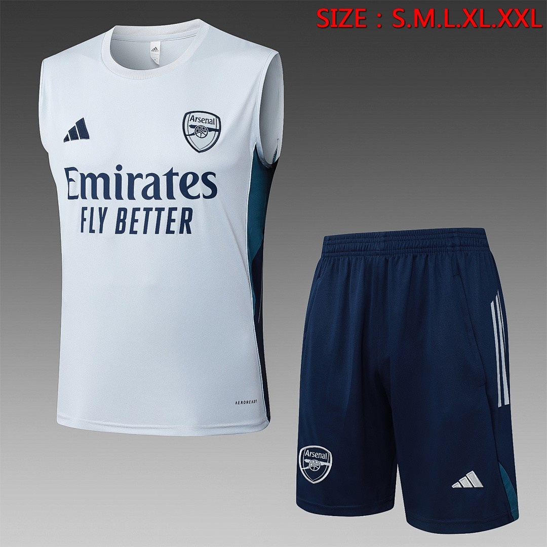 JER-3965_1 Arsenal Light Gray Vest - 图片 1