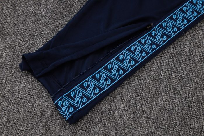 Manchester City Light Blue Half-Zip Jacket - 图片 3