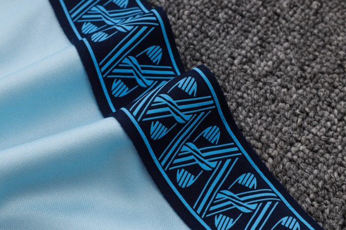 Manchester City Light Blue Half-Zip Jacket - 图片 6
