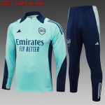 Arsenal 24/25 Half Zip Jacket Light Green