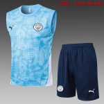 Manchester City Light Blue Splatter Vest