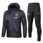 Arsenal 18-19 Grey Windbreaker - 图片 3