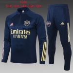 2021 Arsenal Navy Blue Half-Zip Jacket Kids - 图片 2