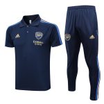 Arsenal 23-24 Polo Shirt Navy Blue - 图片 8