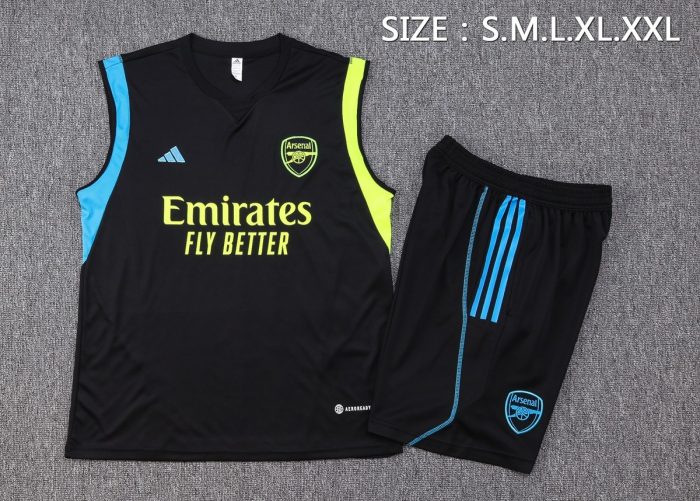 Arsenal 23-24 Black Vest - 图片 2
