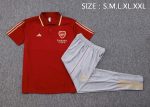 Arsenal 23/24 Polo Shirt Maroon - 图片 2