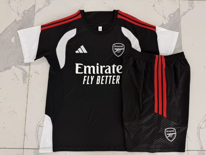 Arsenal 26/27 Black Short Sleeve Training Shirt - 图片 2