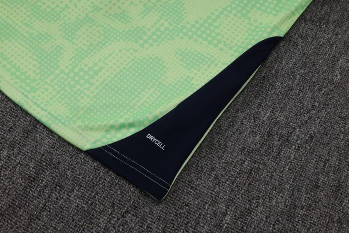 Manchester City Light Green Splatter Short Sleeve Training Shirt - 图片 4