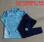 Manchester City Kids' Half-Zip Jacket Light Blue Spray Print - 图片 3