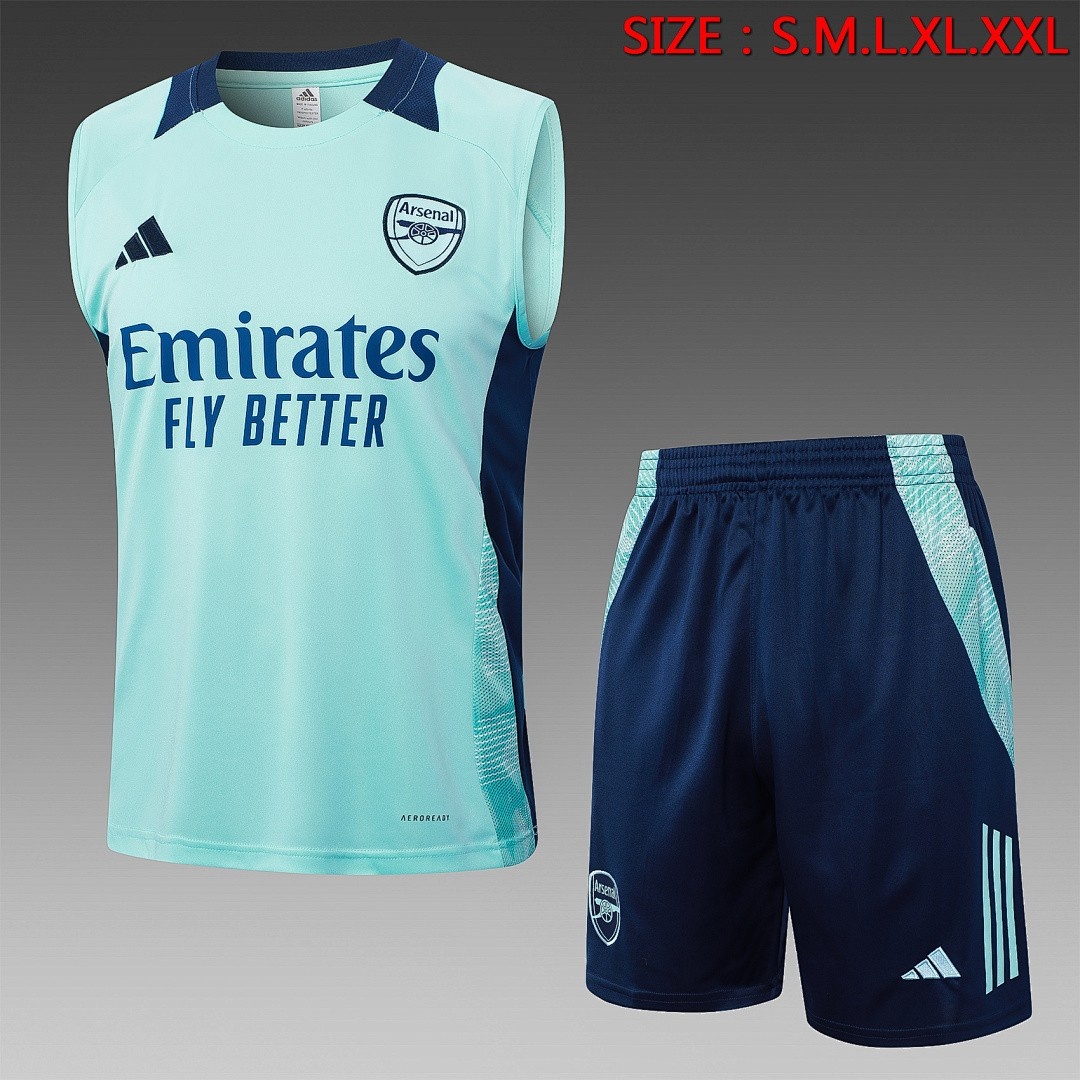 JER-4000_1 Arsenal 24/25 Light Green Vest - 图片 1