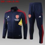 Arsenal 22/23 Long Zipper Jacket Navy Blue