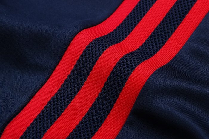 Arsenal 22/23 Long Zipper Jacket Navy Blue - 图片 2