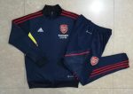 Arsenal 22/23 Long Zipper Jacket Navy Blue - 图片 9