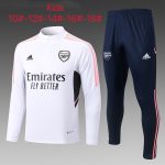 Arsenal 22/23 White Kids' Half-Zip Jacket - 图片 2