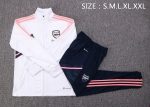 Arsenal 22/23 White Long Zip Jacket - 图片 2