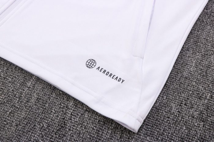 Arsenal 22/23 White Long Zip Jacket - 图片 4