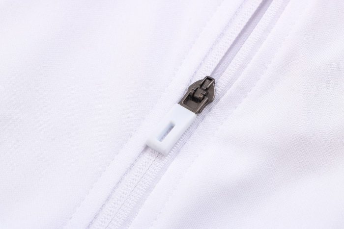 Arsenal 22/23 White Long Zip Jacket - 图片 6