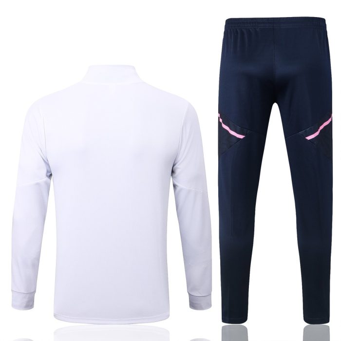 Arsenal 22/23 White Long Zip Jacket - 图片 7