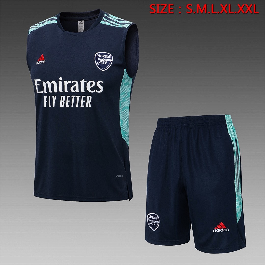 JER-4011_1 Arsenal 22/23 Blue Vest - 图片 1