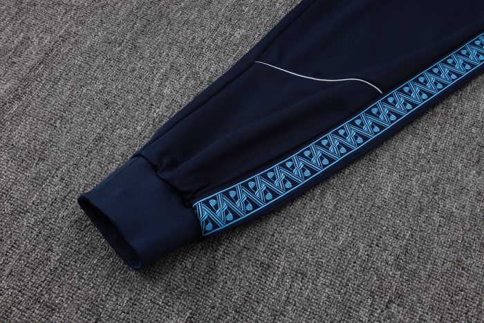 Manchester City Light Blue Long Zipper Jacket - 图片 3
