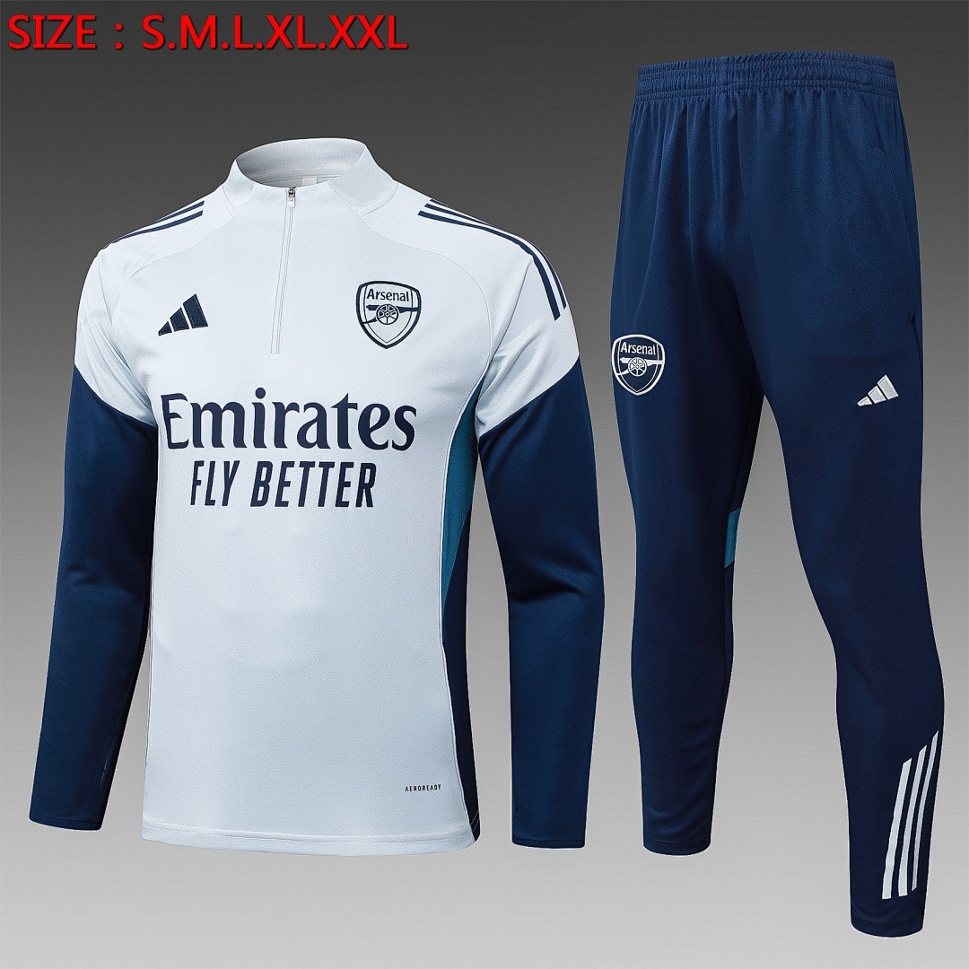 JER-4019_1 Arsenal 25/26 Half-Zip Jacket Grey - 图片 1