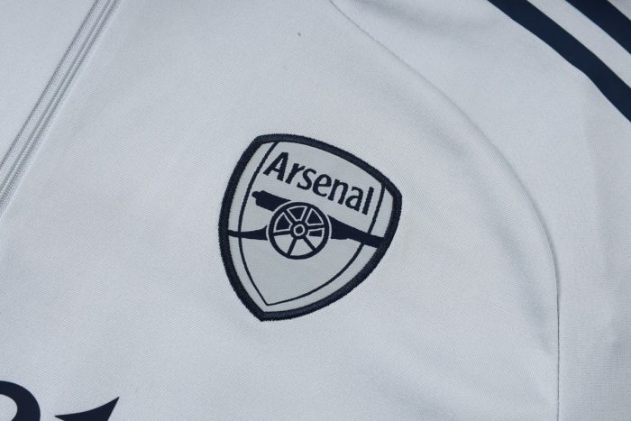 Arsenal 25/26 Half-Zip Jacket Grey - 图片 6