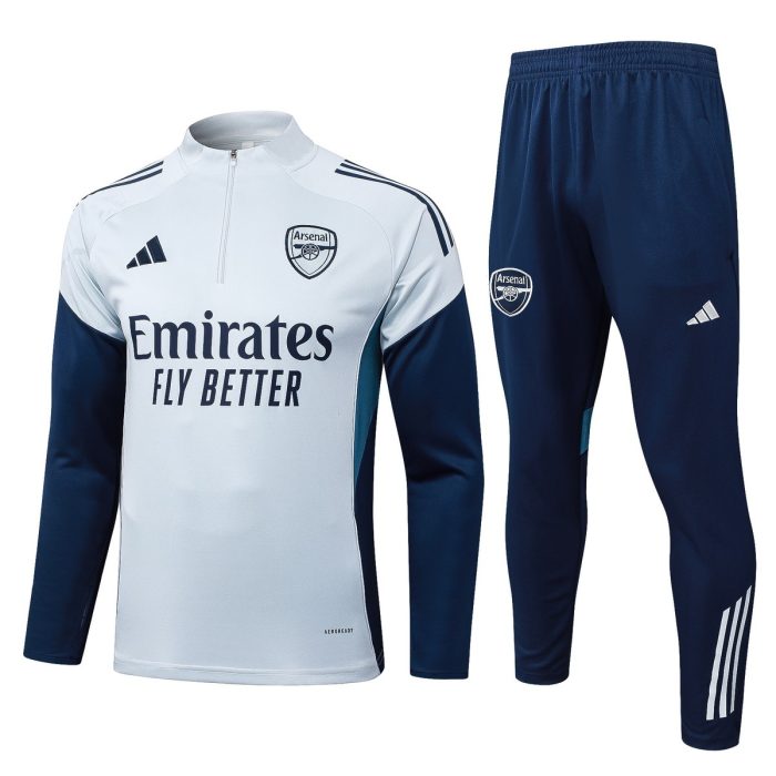 Arsenal 25/26 Half-Zip Jacket Grey - 图片 8