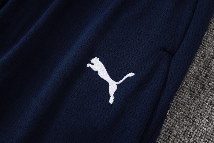 Manchester City Light Green Spray Print Half-Zip Jacket - 图片 4