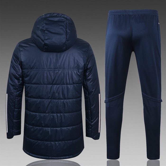 Arsenal 2021 Navy Blue Cotton Jacket S-2XL - 图片 7