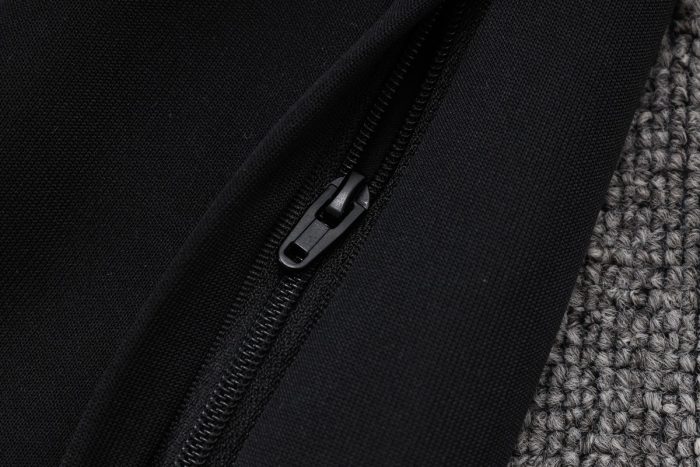Manchester City Black Long Zipper Jacket (Tape Version) - 图片 5
