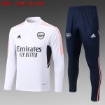 Arsenal 22-23 White Half-Zip Jacket