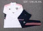 Arsenal 22-23 White Half-Zip Jacket - 图片 2