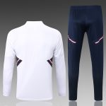 Arsenal 22-23 White Half-Zip Jacket - 图片 8