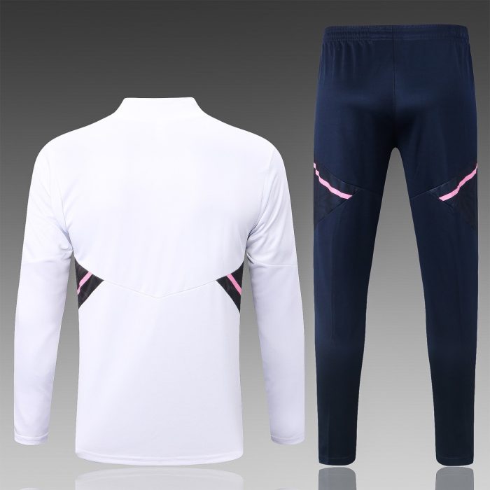 Arsenal 22-23 White Half-Zip Jacket - 图片 8