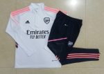 Arsenal 22-23 White Half-Zip Jacket - 图片 9