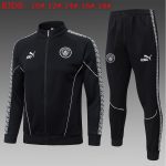 Manchester City Black Children's Long Zipper Jacket (Tape Version)