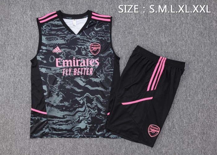 Arsenal 23-24 Black Vest (Spray Ink) - 图片 2