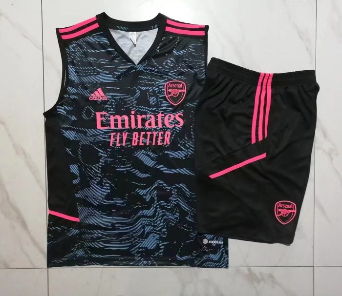 Arsenal 23-24 Black Vest (Spray Ink) - 图片 9