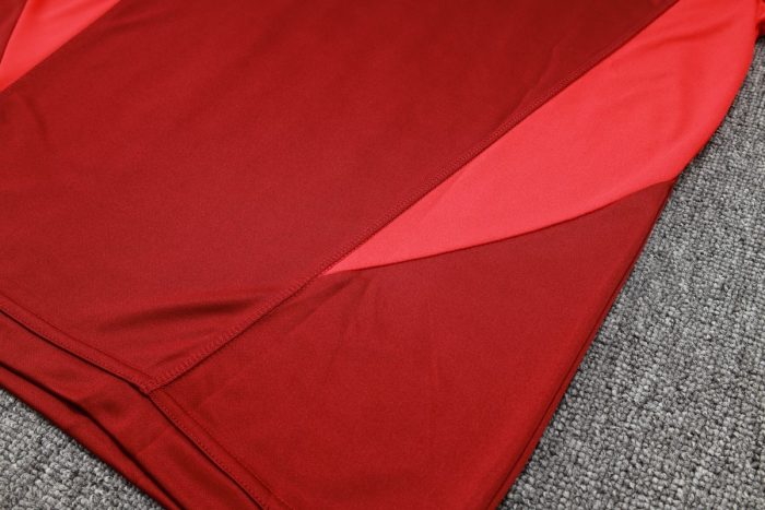 Arsenal 23-24 Half-Zip Jacket Maroon - 图片 6