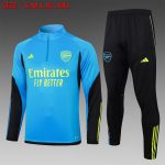 Arsenal 23-24 Half Zip Jacket Lake Blue