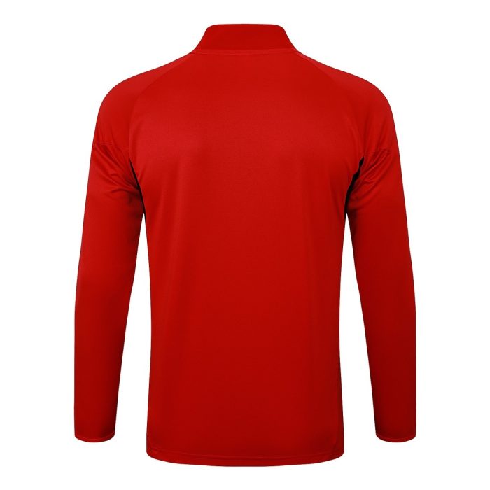 Arsenal Red Half-Zip Jacket - 图片 8