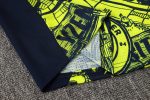 Manchester City 24-25 Green Splatter Short Sleeve Training Shirt - 图片 4