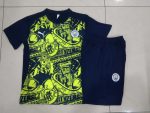 Manchester City 24-25 Green Splatter Short Sleeve Training Shirt - 图片 9